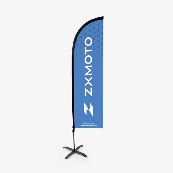 ZXMOTO Feather Flag 2.6m Blue