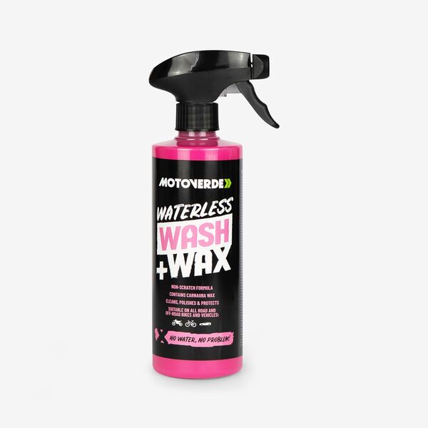 Motoverde Waterless Wash + Wax 500ml for Motorcycle