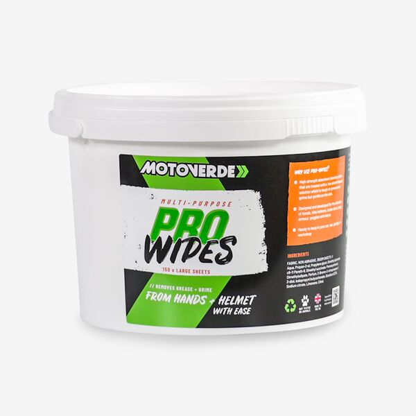 Motoverde Pro-Wipes 150 x Wipes for Motorcycle