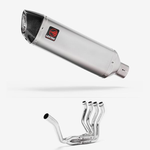 Lextek Matt Stainless Steel VP1 300mm Single Sided Exhaust System
