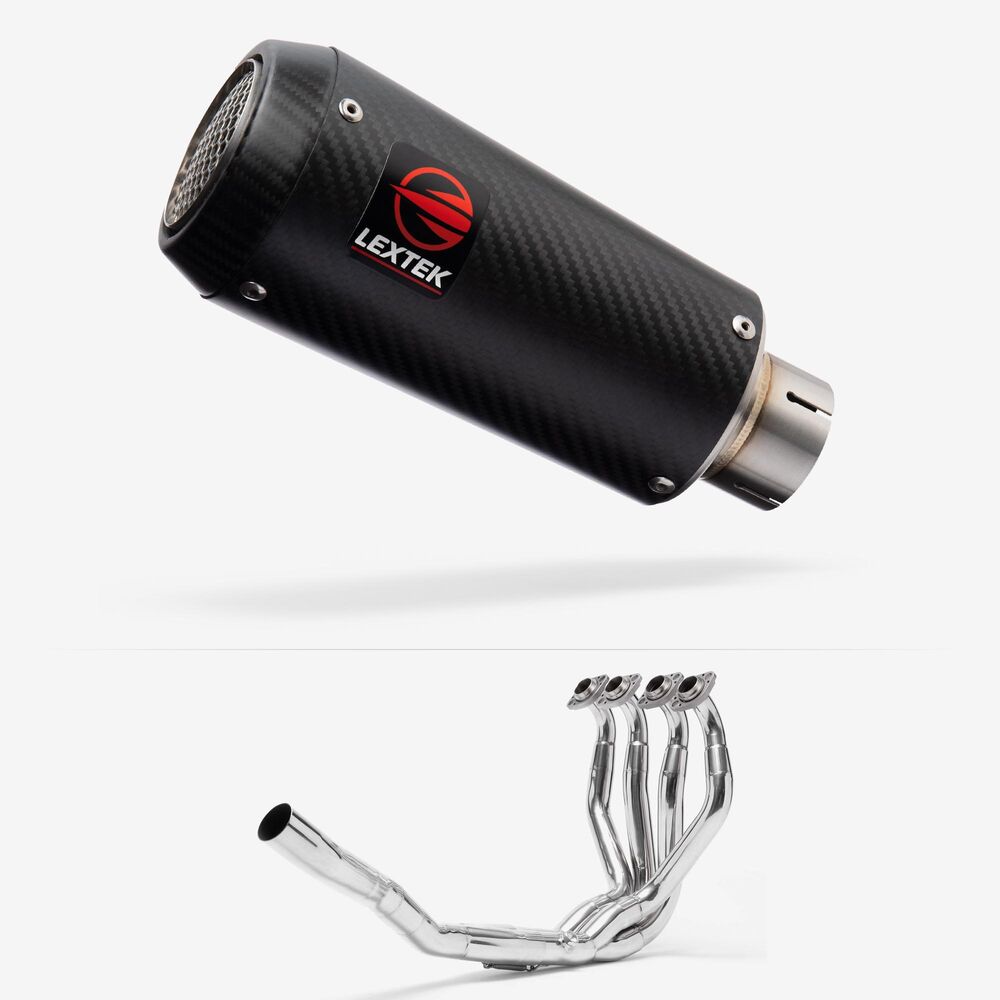 ®️ CMPO | Lextek Carbon Fibre CP9C 180mm Exhaust System for Kawasaki