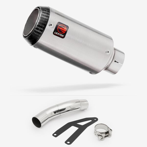 Lextek Matt Stainless Steel CP1 150mm Exhaust with Low Level Link Pipe