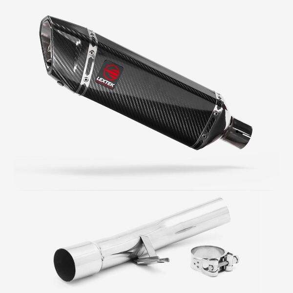 Lextek Carbon Fibre SP9C 300mm Exhaust with Link Pipe