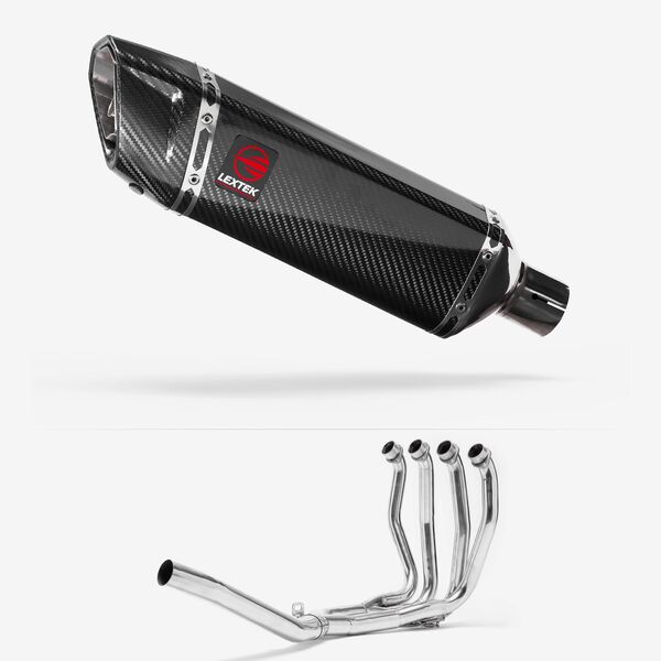 Lextek Carbon Fibre SP9C 300mm Exhaust System for Suzuki GSX 1300 R Hayabusa (99-07)