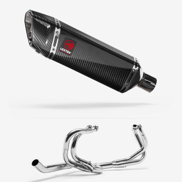 Lextek Carbon Fibre SP9C 300mm Exhaust System for Honda VFR 800 (98-01)