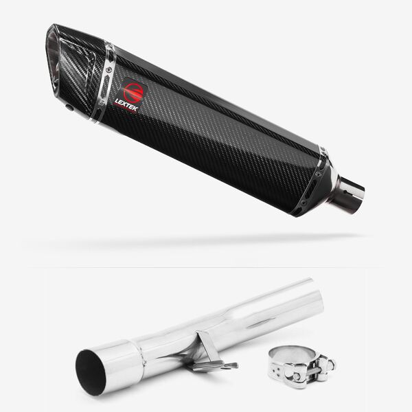 Lextek Carbon Fibre SP7C 400mm Exhaust with Link Pipe