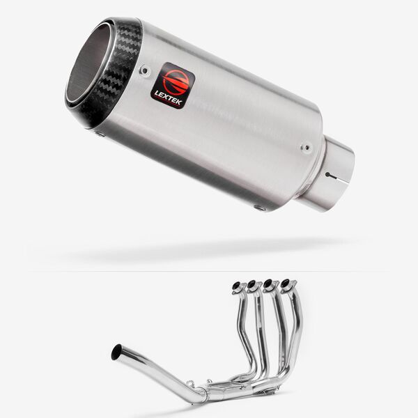 Lextek Matt Stainless Steel CP1 150mm Single Sided Exhaust for Suzuki GSX 1300 R Hayabusa (21-24)