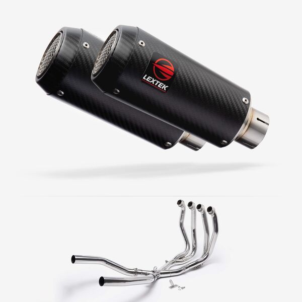 Lextek Carbon Fibre CP9C 180mm Exhaust System for Suzuki GSX 1300 R Hayabusa (21-24)