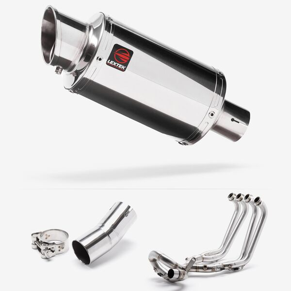 Lextek Stainless Steel YP4 Full Exhaust System for Honda CB1000R (18-24)