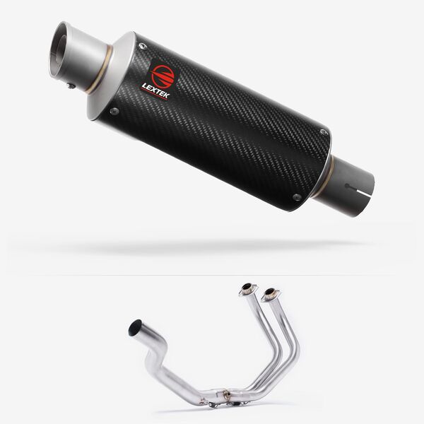 Lextek Carbon Fibre GP8C 240mm Exhaust System for Yamaha  YZF-R7 (21-24)