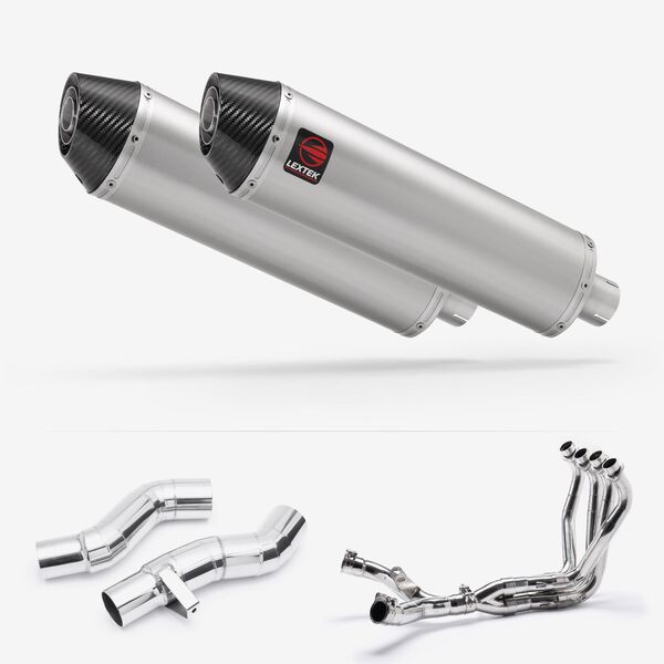 Lextek Brushed Stainless Steel RP1 400mm Exhaust System