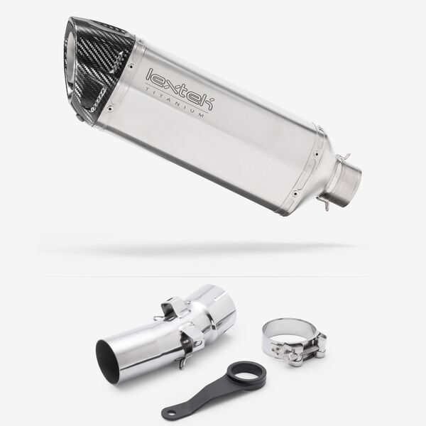Lextek Titanium ST9 300mm Exhaust with Link Pipe for BMW R1250 GS 2019-2024