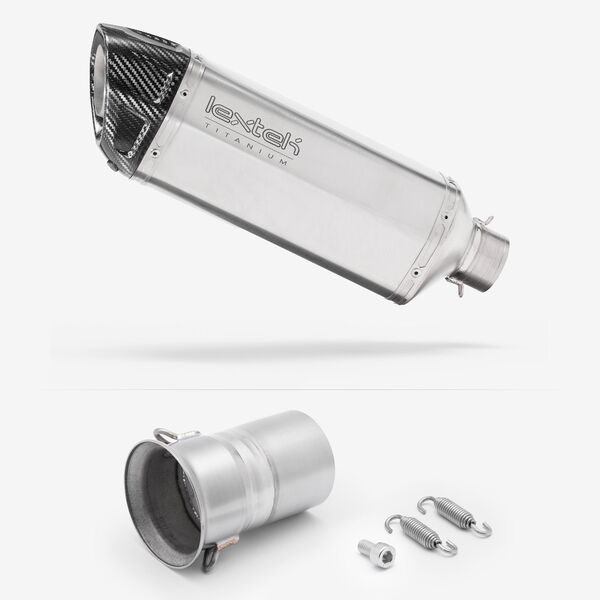 Lextek Titanium ST9 300mm Exhaust with Titanium Link Pipe for KTM 1290 Superduke GT 2021-2024