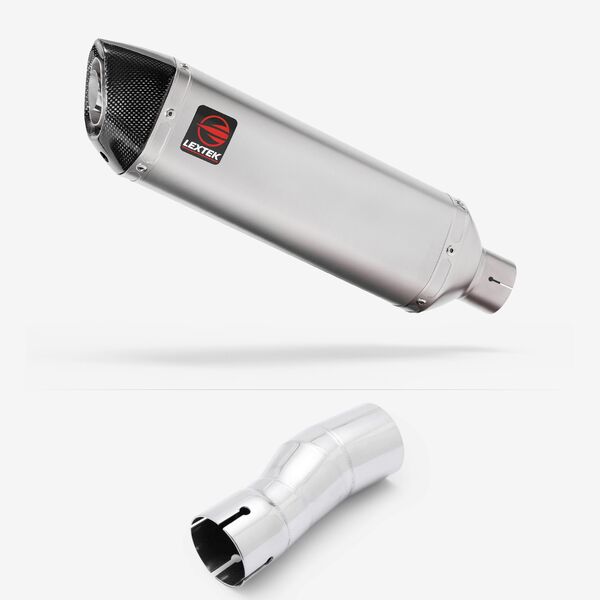 Lextek Matt Stainless Steel VP1 300mm with Link Pipe for Cf moto MT 450 2023-2024