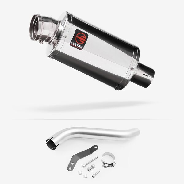 Lextek Chrome Stainless Steel OP4 200mm for Honda XL 750 Transalp 2023-2026