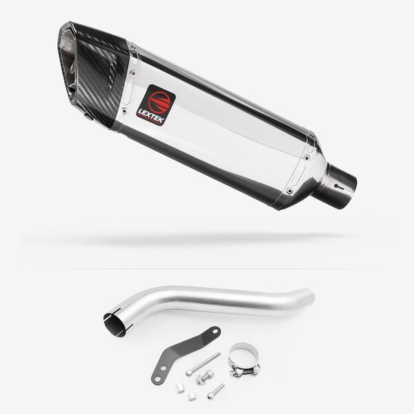 Lextek Polished Stainless Steel SP4 for Honda XL 750 Transalp 2023-2026