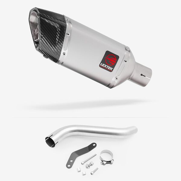Lextek Matt Stainless Steel SP5 200mm for Honda XL 750 Transalp 2023-2026