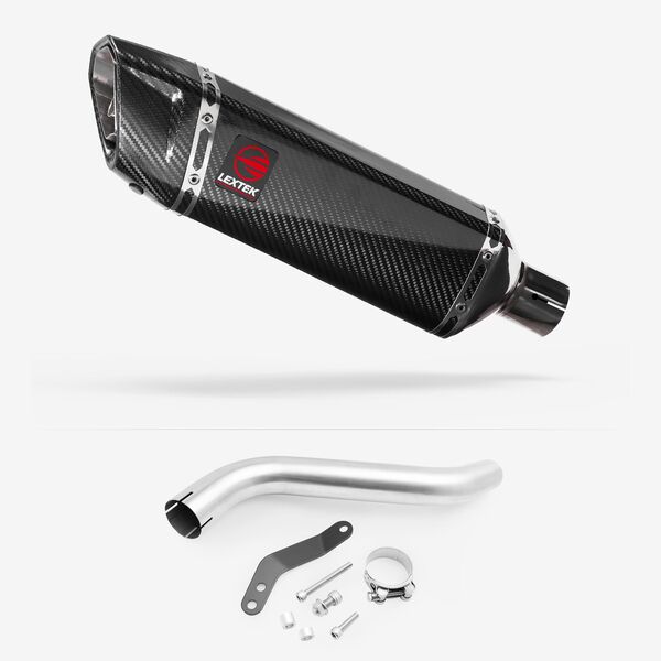 Lextek Gloss Carbon Fibre SP9C 300mm for Honda XL 750 Transalp 2023-2026