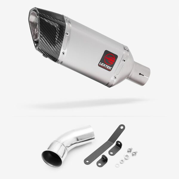 Lextek Matt Stainless Steel SP5 200mm for Triumph Speed Triple 1200 2021-2024