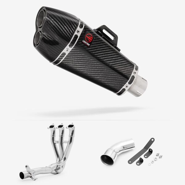 Lextek Carbon Fibre XP13C 210mm Full system for Triumph Speed Triple 1200 2021-2024
