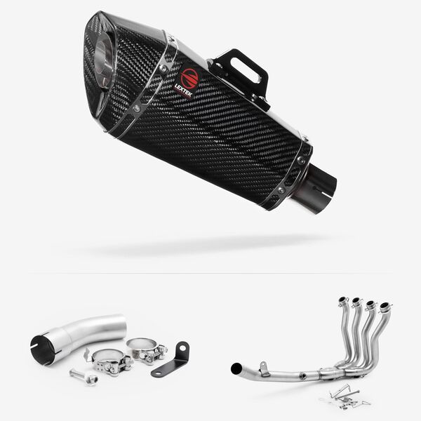 Lextek Carbon Fibre XP8C 210mm Full system for Suzuki GSX-S 1000 GT/GX 2021-2026