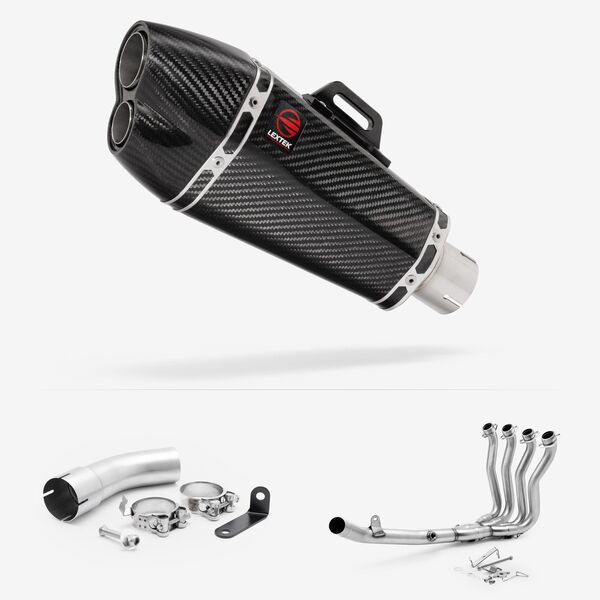 Lextek Carbon Fibre XP13C 210mm Full system for Suzuki GSX-S 1000 GT/GX 2021-2026