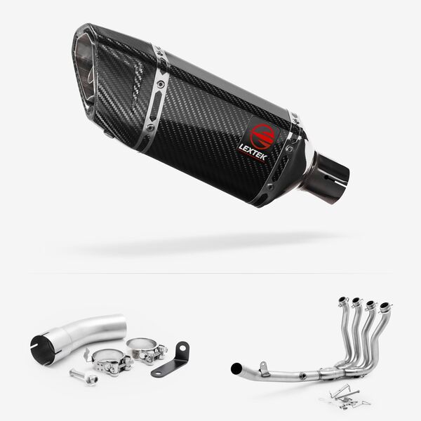 Lextek Carbon Fibre SP11C 200mm Full system for Suzuki GSX-S 1000 GT/GX 2021-2026