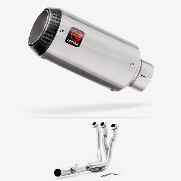 Lextek Stainless Steel CP1 150mm Low Level Full System for Yamaha MT-09 2024-2026