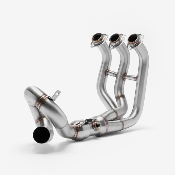 Lextek Stainless Steel Low Level Exhaust Header Low Level Exhaust System for Yamaha MT-09 (13-20)