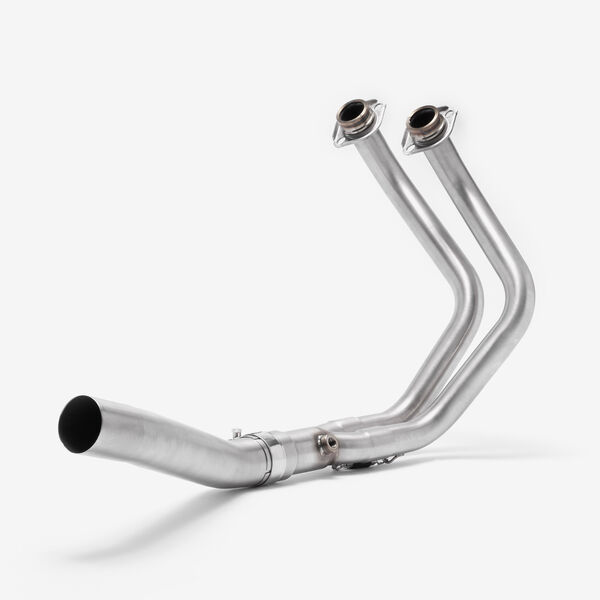 Lextek Stainless Steel Exhaust Header High Level Exhaust System for Yamaha MT-07/XSR 700 (14-22)