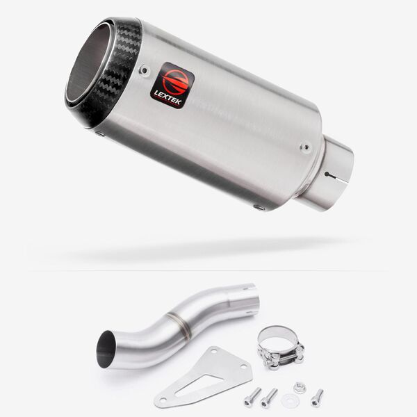 Lextek Matt Stainless Steel CP1 150mm Exhaust with Low Level Link Pipe