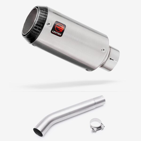 Lextek Matt Stainless Steel CP1 150mm Exhaust with Link Pipe for Yamaha YZF600R Thunder Cat (95-07)