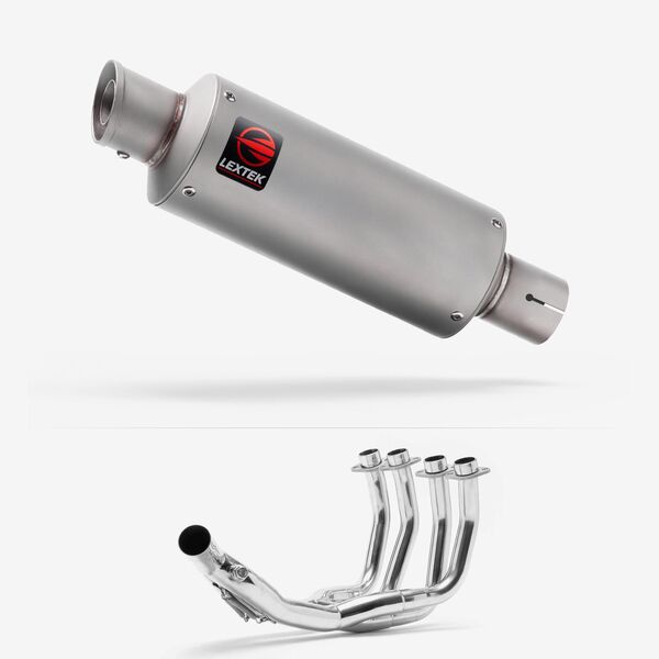 Lextek Matt Stainless Steel GP1 240mm Exhaust for Yamaha XJ6 Diversion (09-16)
