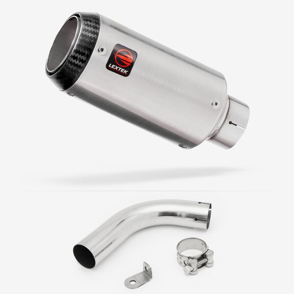 Lextek Matt Stainless Steel CP1 150mm Exhaust with Link Pipe for Honda CB1000R (08-17)