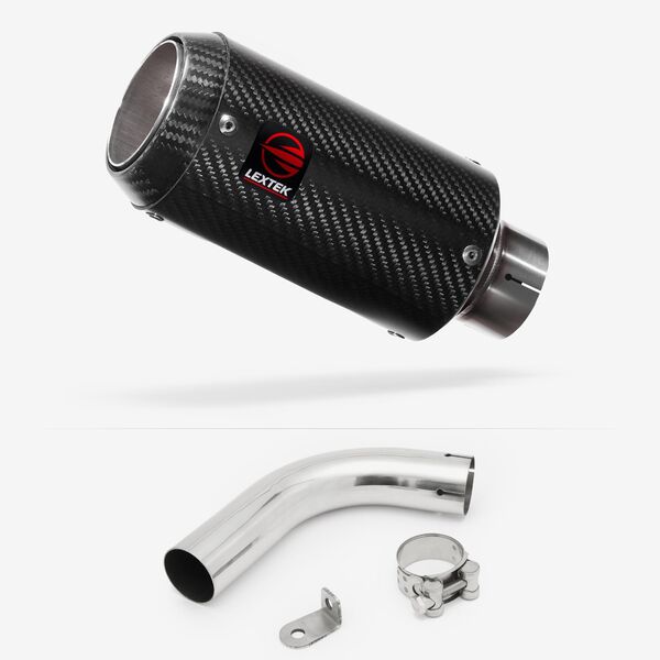 Lextek Carbon Fibre CP8C 150mm Exhaust with Link Pipe for Honda CB1000R (08-17)